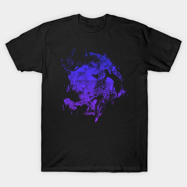 Abyss Splatter (Blue) T-Shirt by Fabricated_Abyss